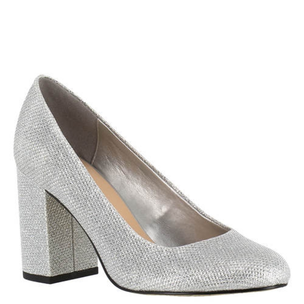 New Bella Vita size 6WW Silver Glitter Pumps
